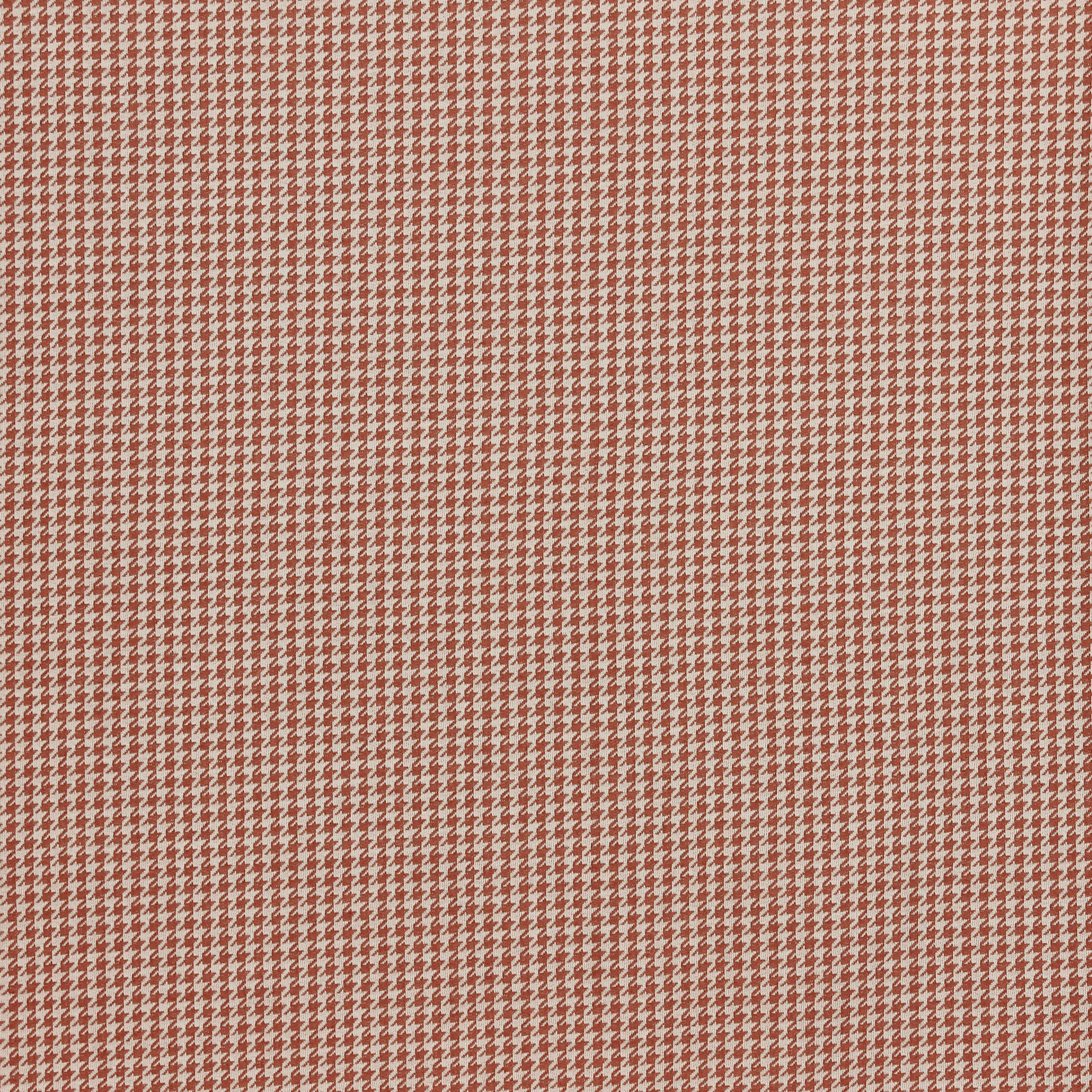Katoen polyester pied-de-poule oud rood/wit   - La Maison Victor